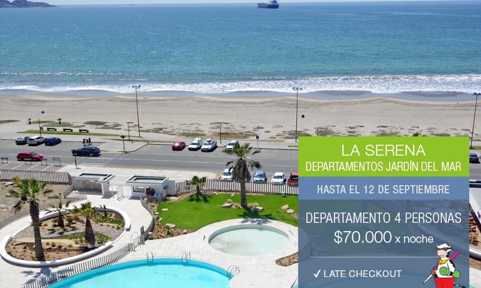 Departamento para 4 en Jardin del Mar por solo $70.000 [caducado]